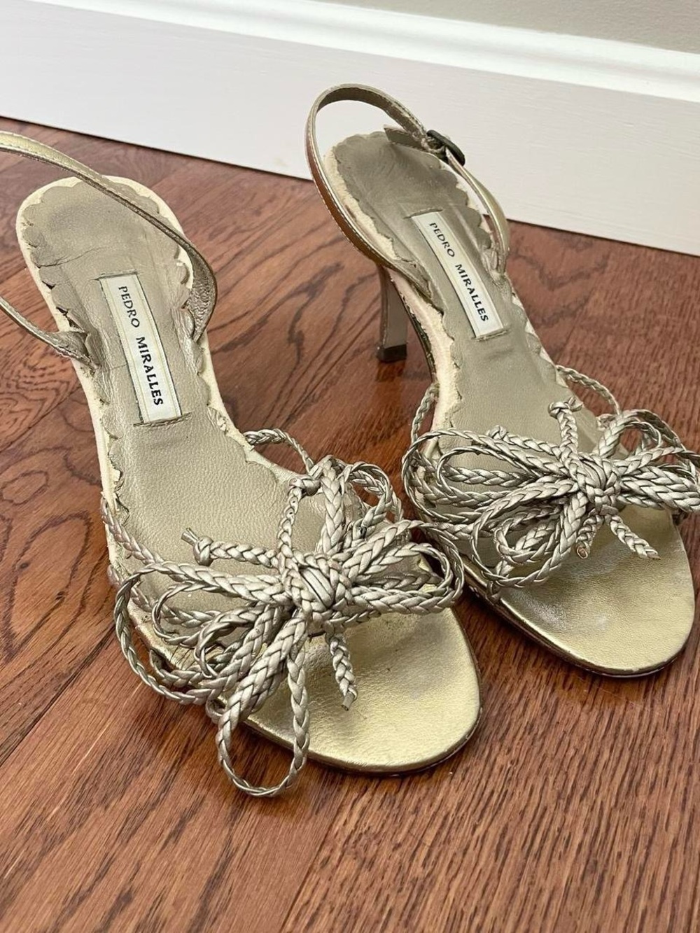Vintage Y2K butterfly heels by Pedro Miralles